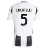 Maillot de Supporter Juventus Locatelli 5 Domicile 2024-25 Pour Enfant